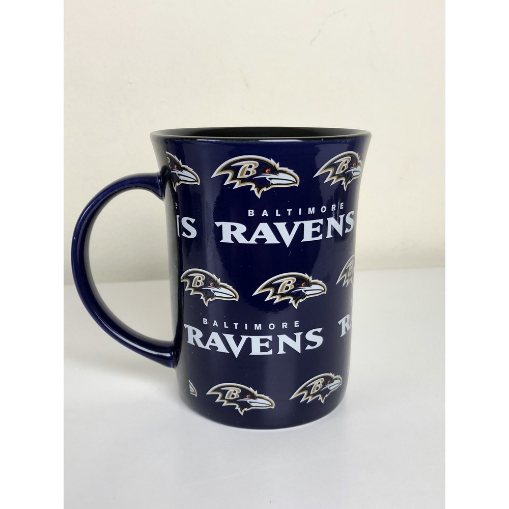 Baltimore Ravens The Memory Company Coffee Mug Team NFL Football Purple White